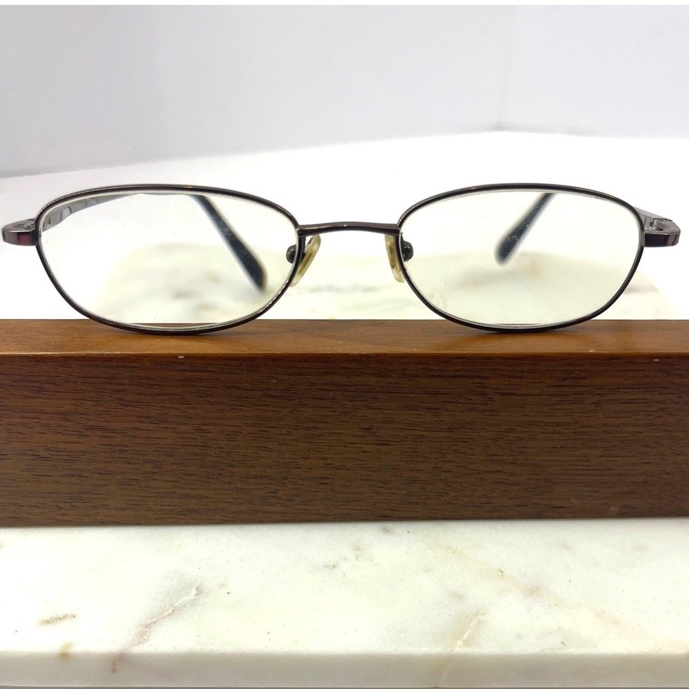 NIKON NT6006 0056 TITANIUM EYEGLASSES FRAMES oval gunmetal 51-19-145
